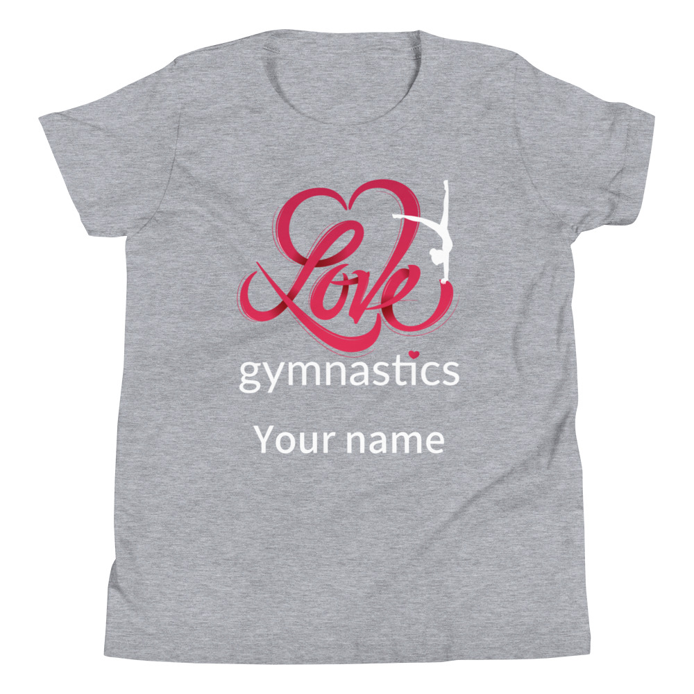 Love Gymnastics Tee Grey