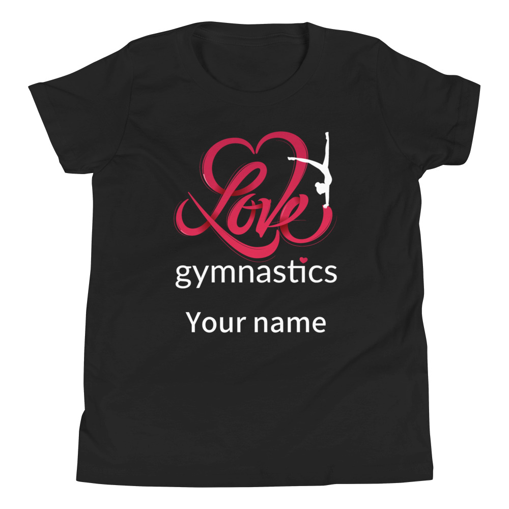 Love Gymnastics Tee Black