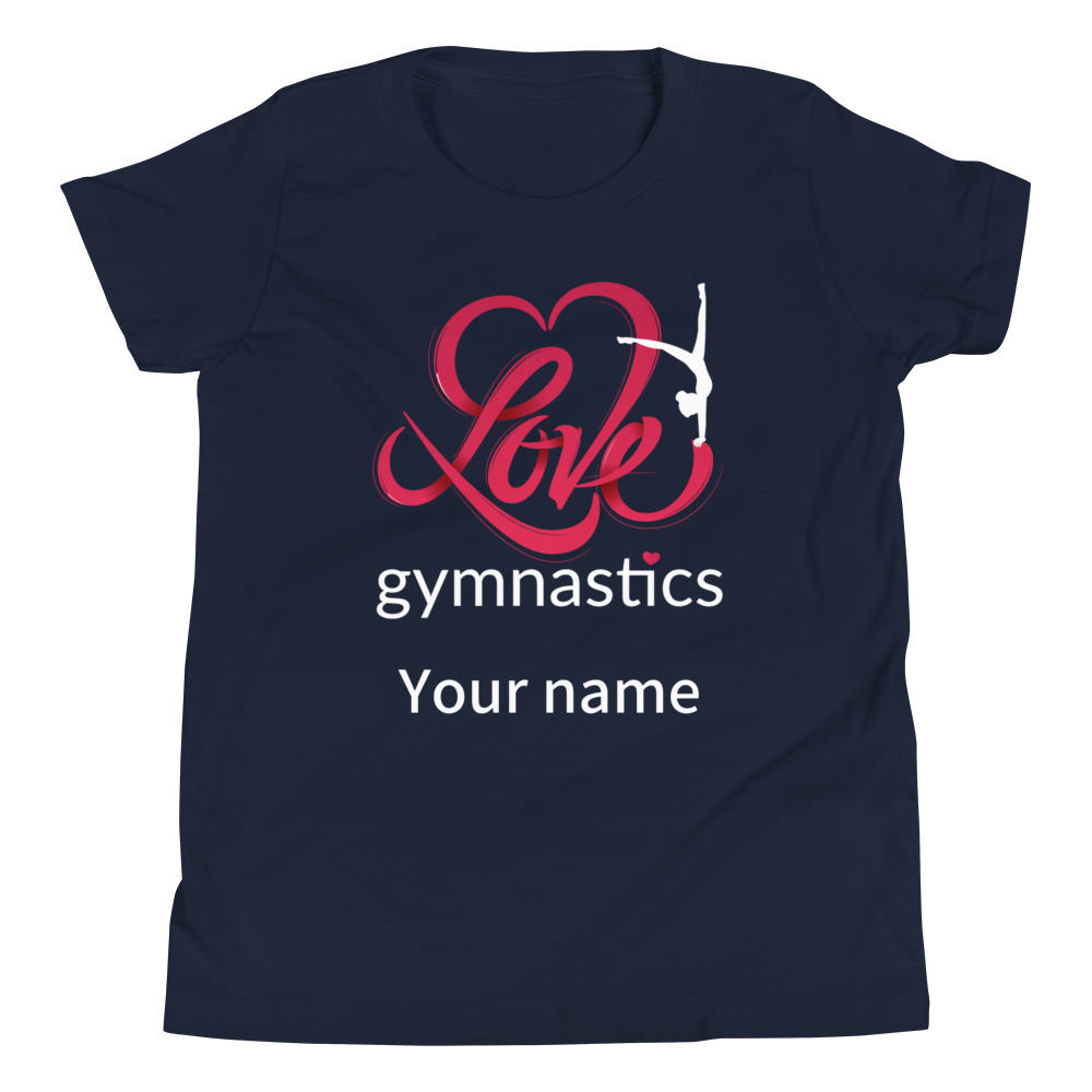 Love Gymnastics Tee Navy
