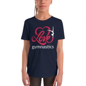 Love Gymnastics Tee Navy