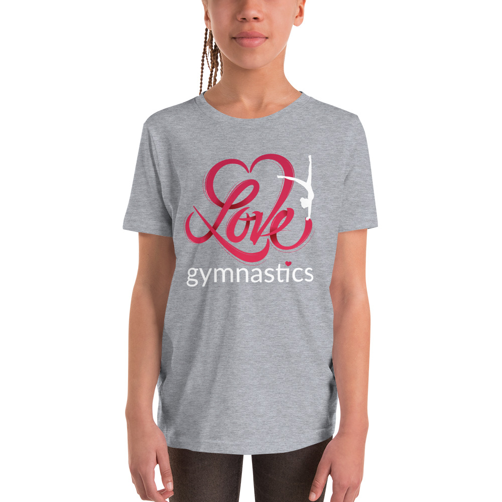 Love Gymnastics Tee Grey