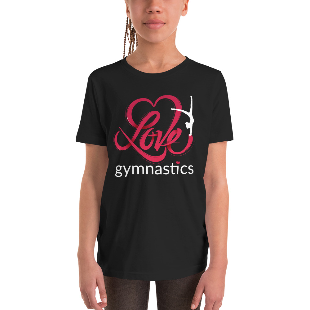 Love Gymnastics Tee Black